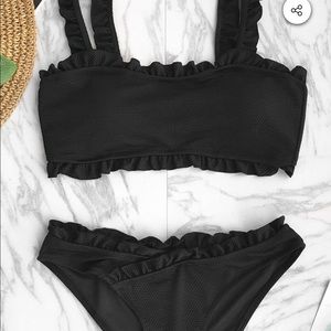 Cupshe Black Bikini NEW. Never worn!